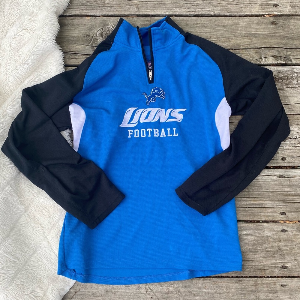 Lions NFL Team Quarter Zip Youth